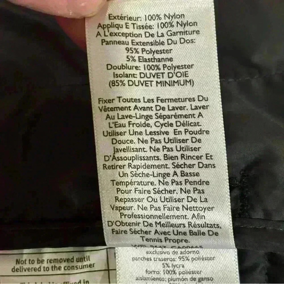 Eddie Bauer StormDown 700 Jacket Black Nano Puffer Coat Lightweight L - Picture 12 of 16